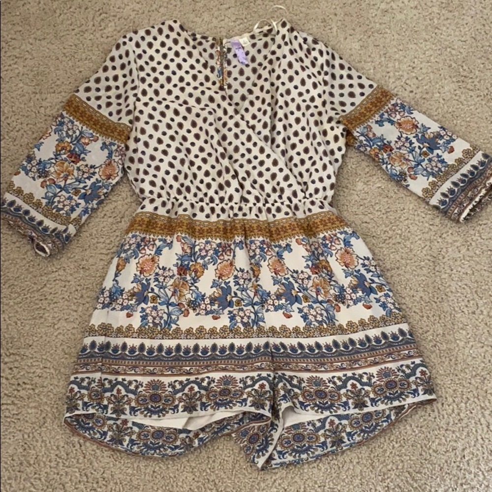 Cute floral romper
